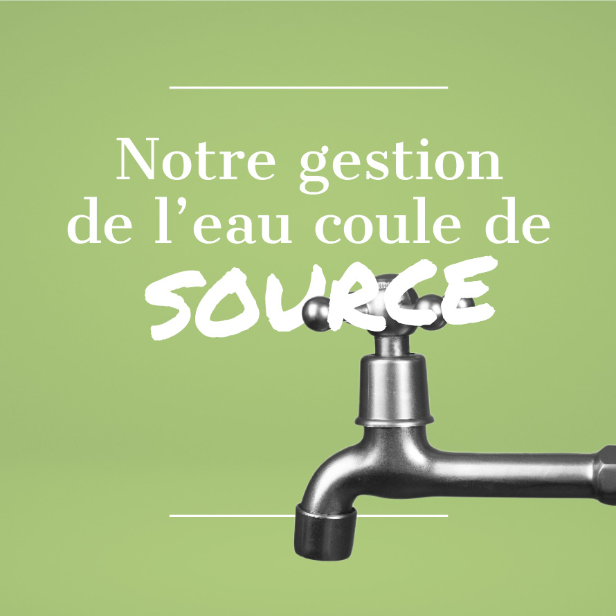 Economie d'eau