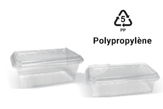 Nos barquettes recyclables