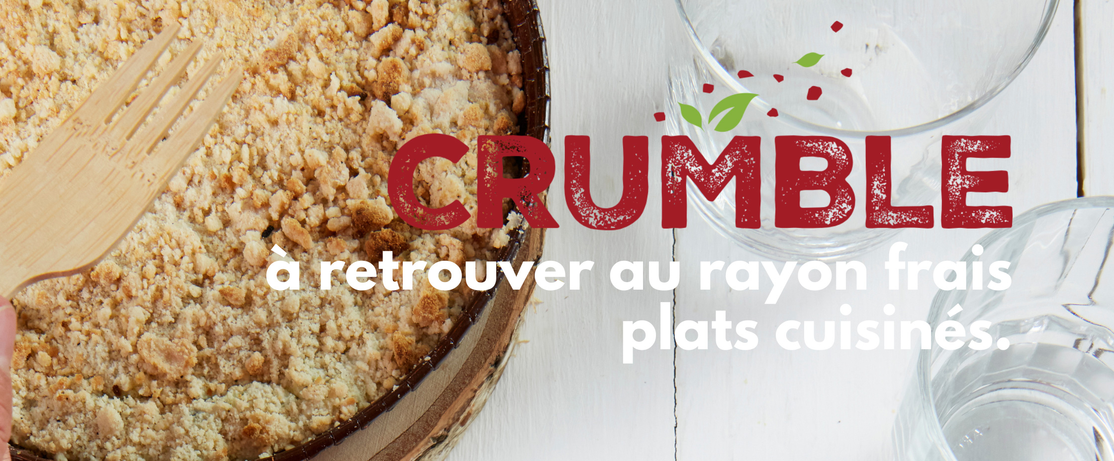 Crumble Épinards Chèvre - sans conservateur