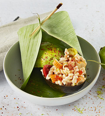 L’avocat, torti surimi « surprise »