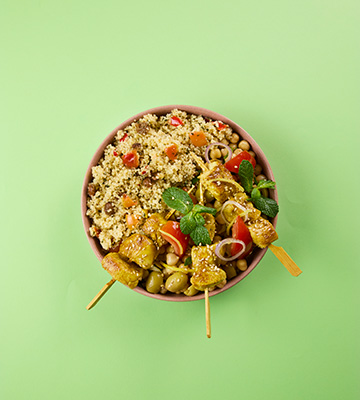 Poke Bowl avec le taboulé oriental