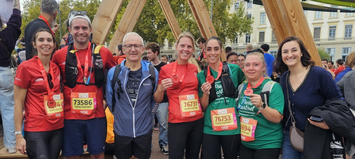 Un record de participations de nos collaborateurs au RunInLyon 2025