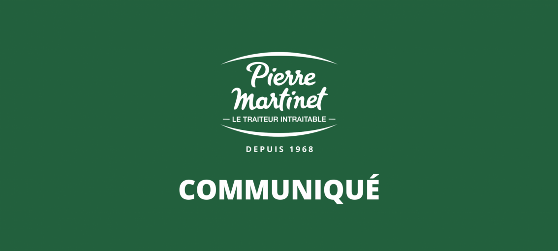 COMMUNIQUÉ PIERRE MARTINET 