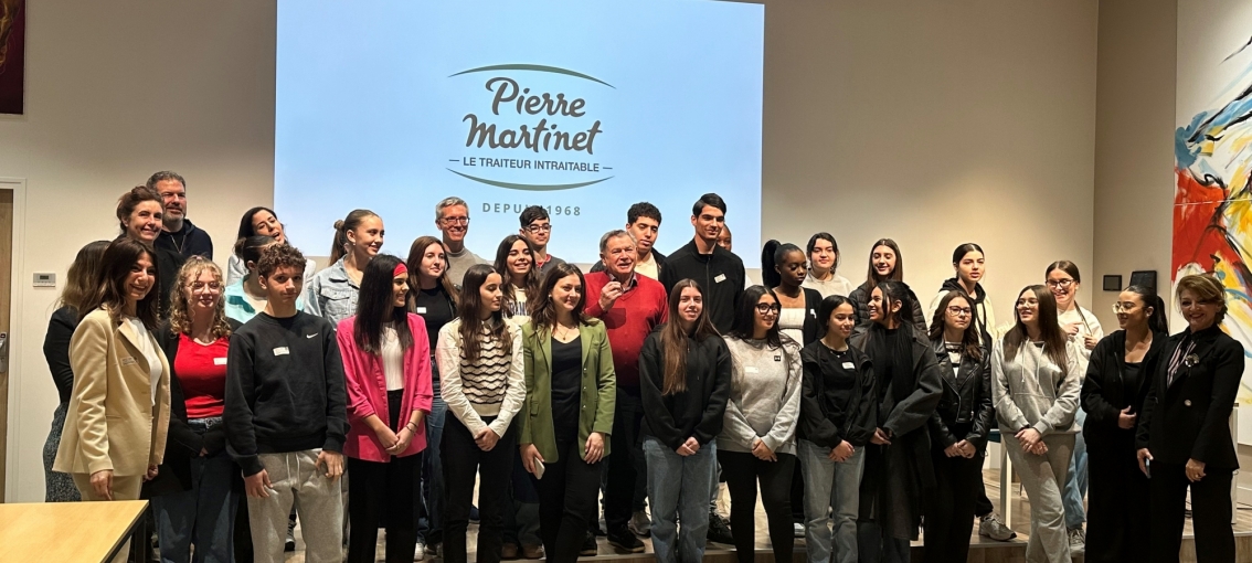 Visite des Lycéens du lycée Leonard de Vinci !