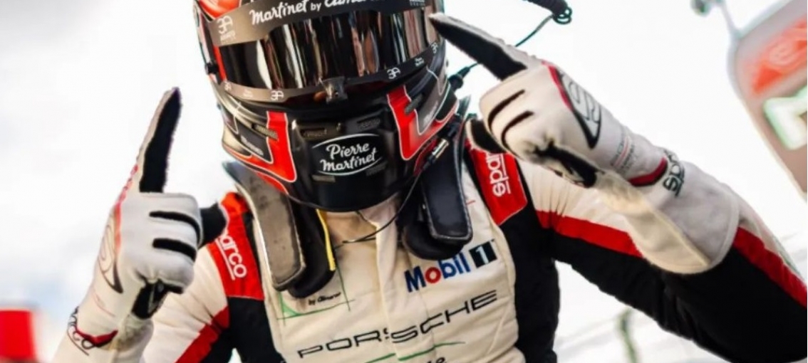 Belle victoire de notre jeune pilote au Porsche Carrera Cup