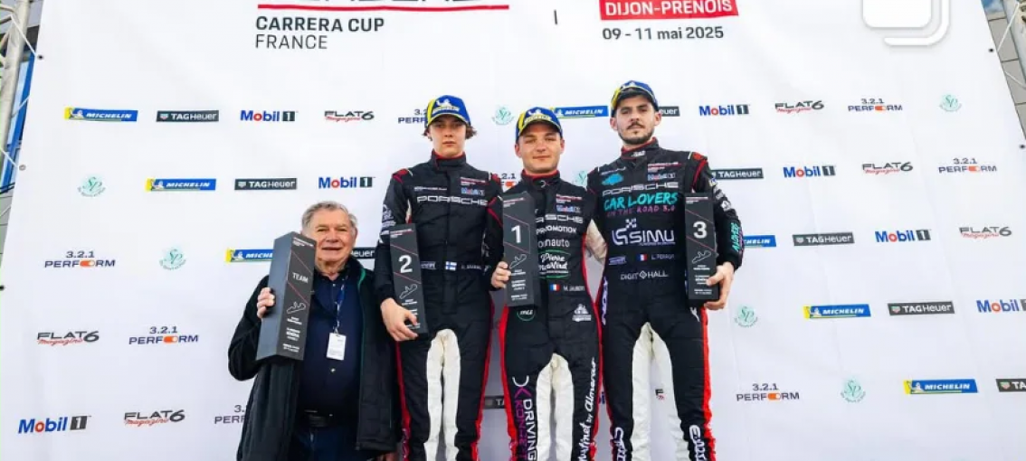 Victoire du Team Martinet by Alméras au Porsche Carrera Cup France les 10 et 11 mai 2025