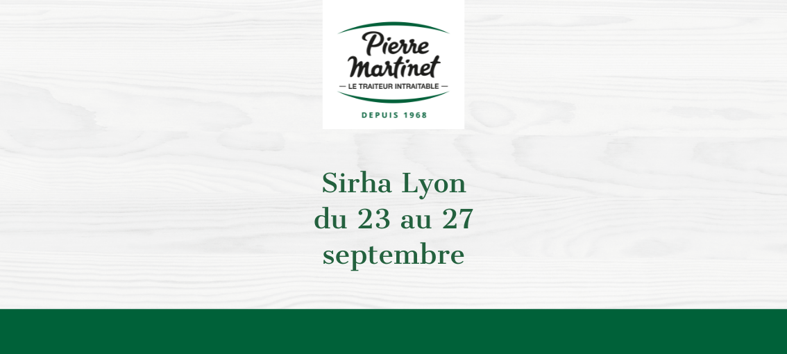 Pierre Martinet au Sirha 2021 ! 