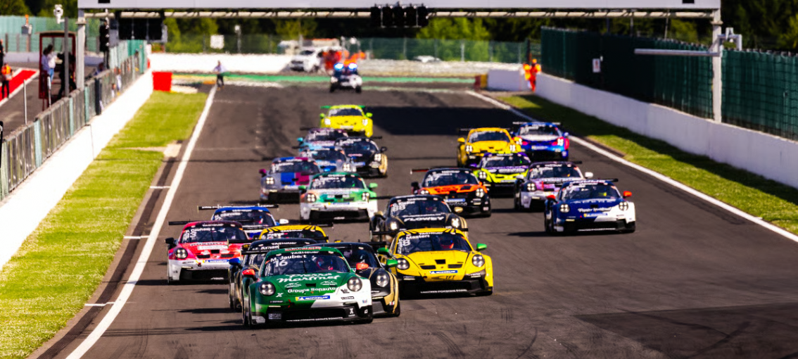 Le Team Martinet by Alméras sur le Podium à Spa Francorchamps