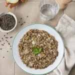 Salade de Lentilles et son émincé d'oignons  BIO
