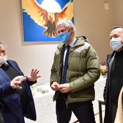 Visite de Laurent Wauquiez (Président Région ARA)