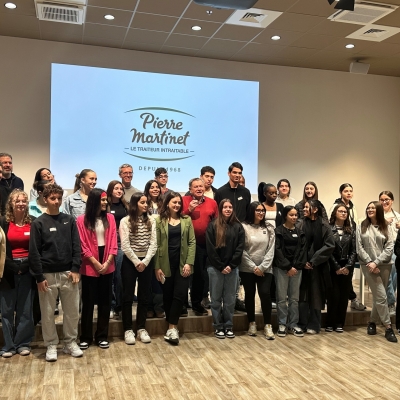 Visite des Lycéens du lycée Leonard de Vinci !