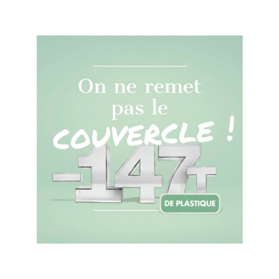 Nous allons retirer le couvercle de nos barquettes 500g. Voilà pourquoi.