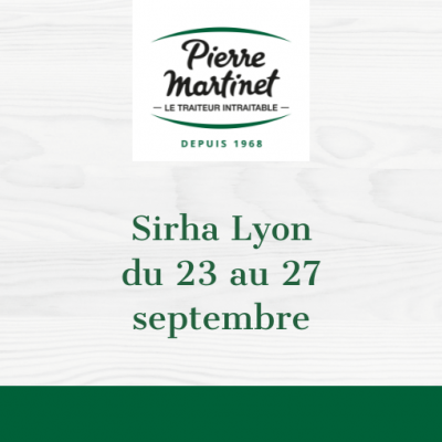 Pierre Martinet au Sirha 2021 ! 