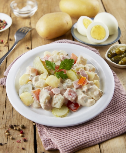 Piémontaise au Jambon aux Tomates fraîches 