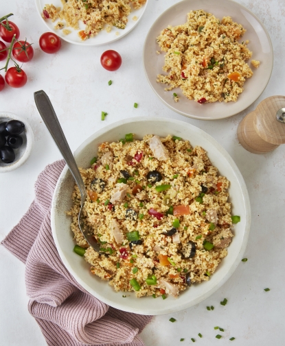 Taboulé au Poulet Rôti  à la Provençale 