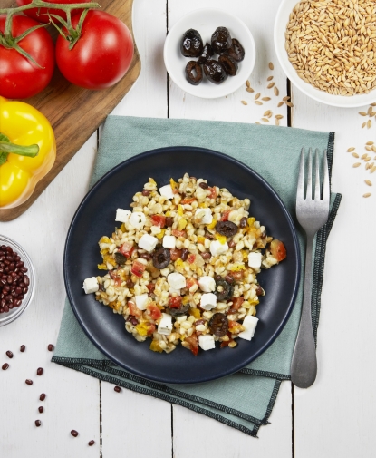 Salade de blé  & petit épeautre chèvre