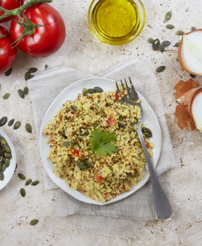 Salade de Quinoa aux Tomates et Graines de Courge BIO