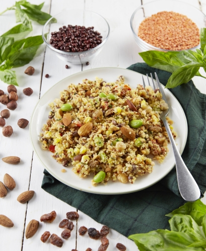 Salade de Quinoa croquant amandes & noisettes
