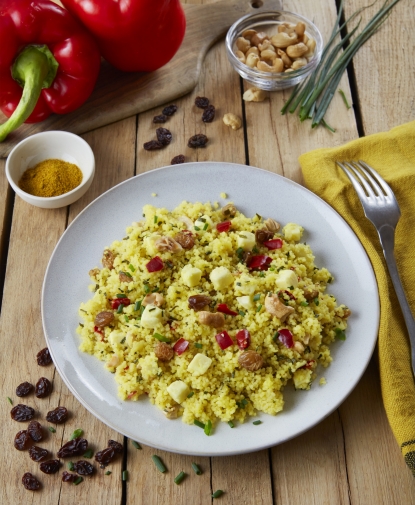Taboulé au Cheddar à l'indienne