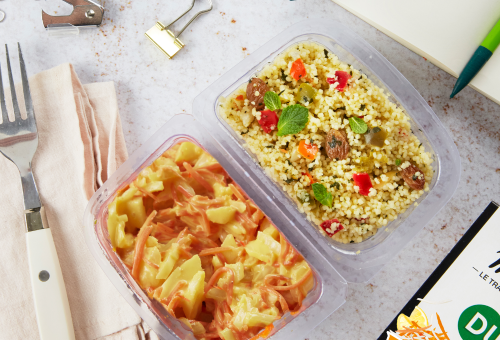 Salade DUO Coleslaw - Taboulé Oriental