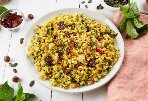 Salade Végétale Boulghour aux Cranberries & Noisettes