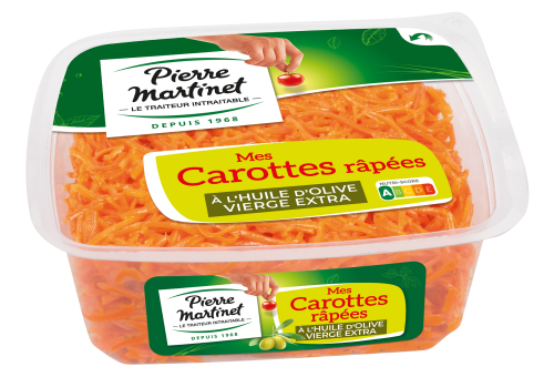 Carottes râpées à l'Huile d'Olive vierge extra