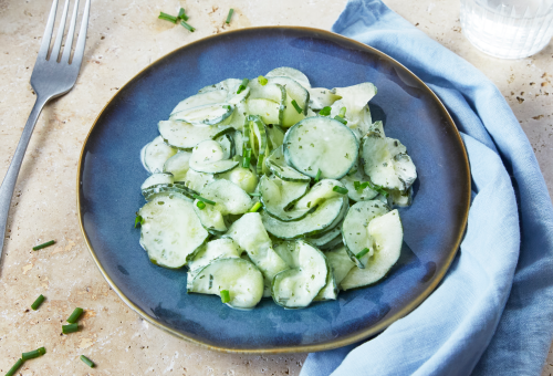 Salade de Concombres Au Skyr