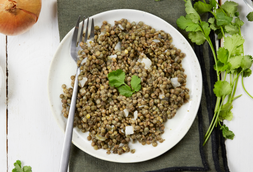 Salade de Lentilles à la lyonnaise