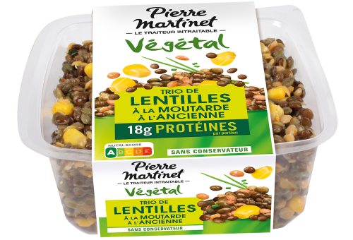 Trio de Lentilles Végétale à la moutarde à l'ancienne