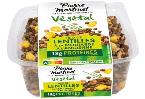 Salade Végétale - Trio de Lentilles à la moutarde à l'ancienne