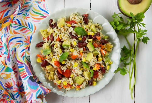 Salade Maya Riz - Recettes du monde