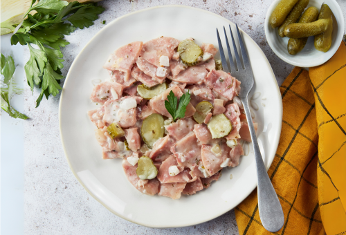 Museau de Bœuf  à la lyonnaise