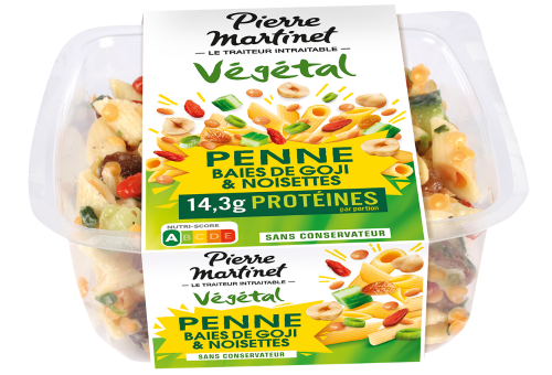 Salade Végétale de Penne  Baies de Goji & Noisettes