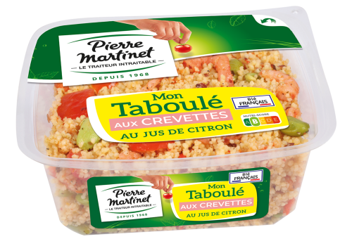 Taboulé aux Crevettes au jus de citron