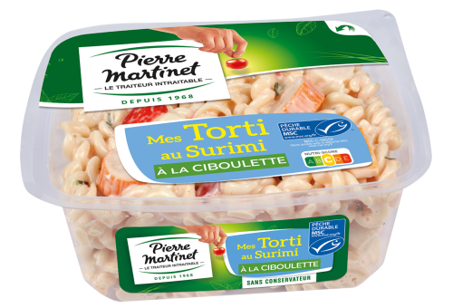 Torti au Surimi à la ciboulette