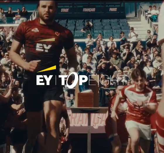 Pierre Martinet régale les étudiants réunis pour le grand tournoi EY Top Eight à Lyon