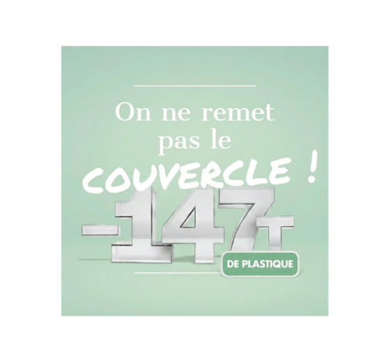 Nous allons retirer le couvercle de nos barquettes 500g. Voilà pourquoi.