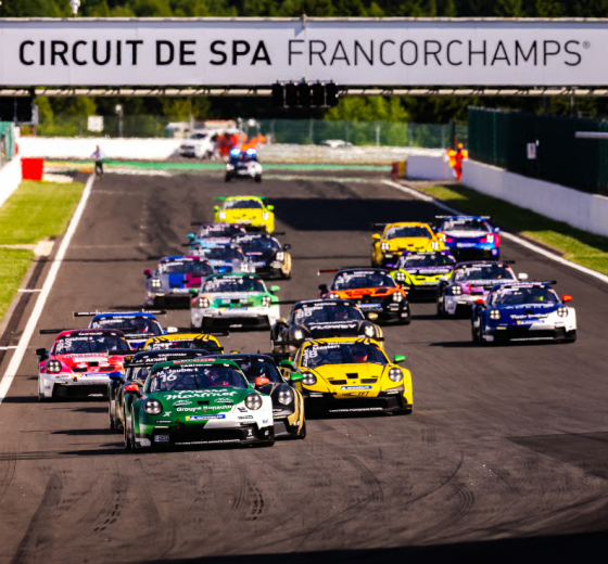 Le Team Martinet by Alméras sur le Podium à Spa Francorchamps